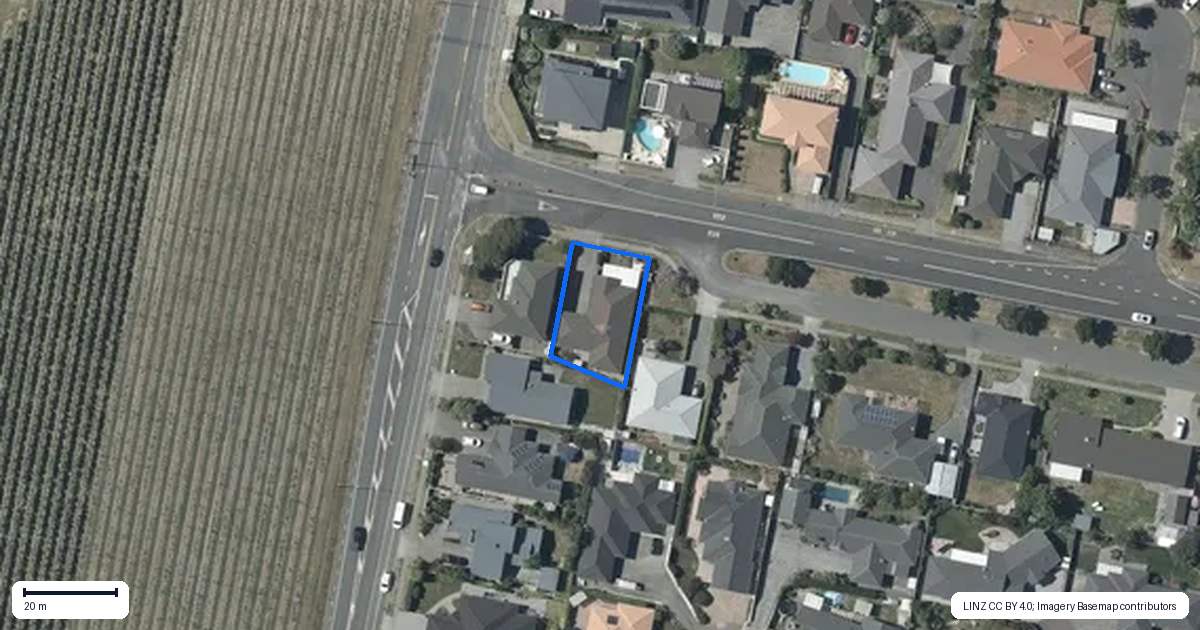 Property context map for 133 Wharerangi Road, Greenmeadows, Napier