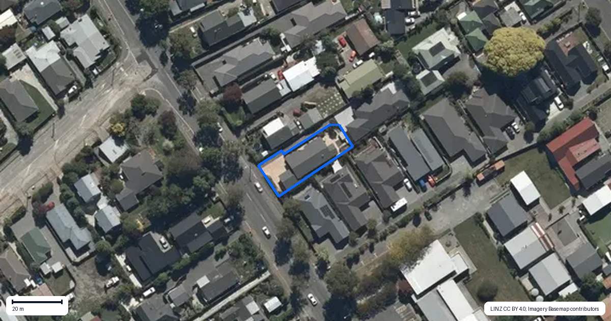 Property context map for 90 Condell Avenue, Papanui, Christchurch