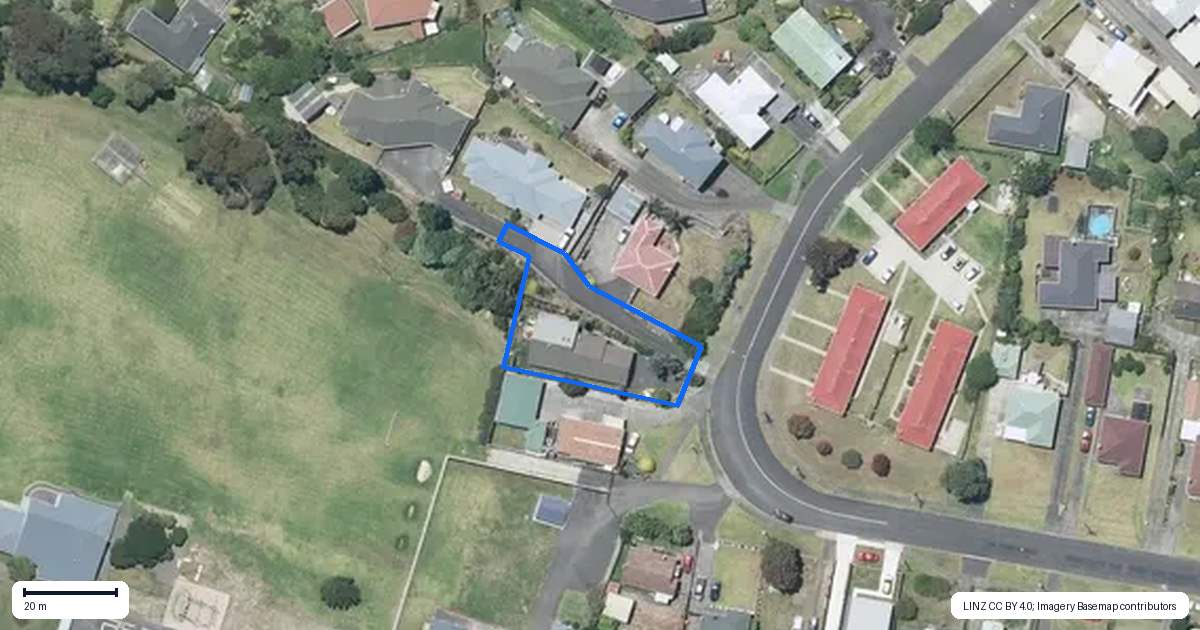 Property context map for 196 Parsons Street, Tawhero, Whanganui