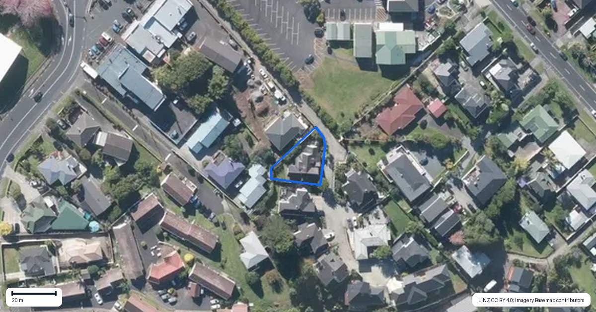 Property context map for 188 Ridge Road, Howick, Auckland