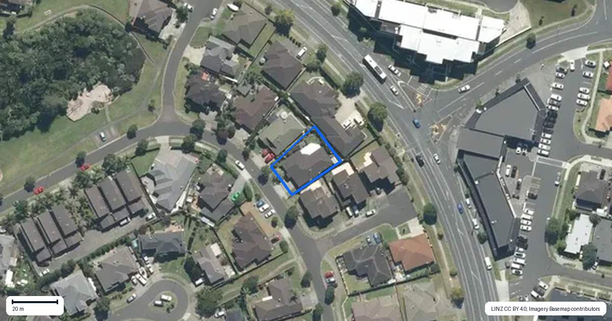 Property context map for 19 Skelligs Drive, Flat Bush, Auckland