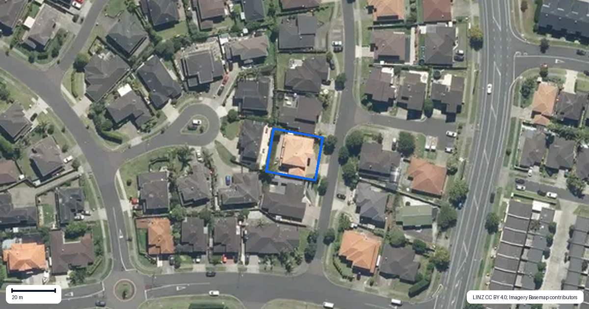 Property context map for 6 Skelligs Drive, Flat Bush, Auckland