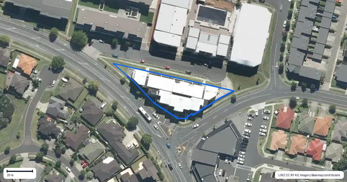 Property context map for 103/136 Stancombe Road, Flat Bush, Auckland