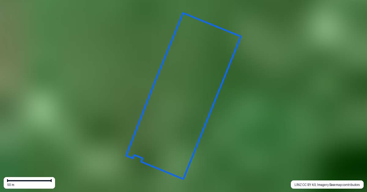 Property context map for 3242 South Road, Pihama, Opunake