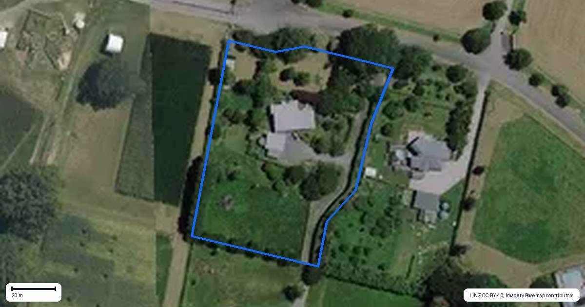 Property context map for 77B Oaklea Lane, Tamahere, Hamilton
