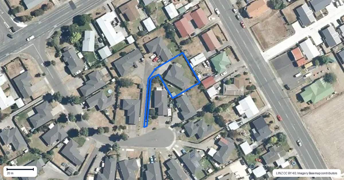 Property context map for 13 Chatham Mews, Flaxmere, Hastings