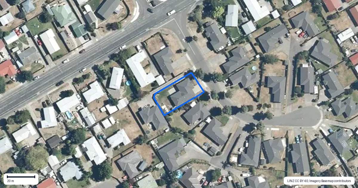 Property context map for 6 Chatham Mews, Flaxmere, Hastings
