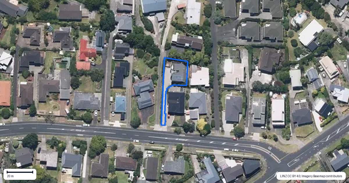 Property context map for 2/32 Gills Road, Bucklands Beach, Auckland