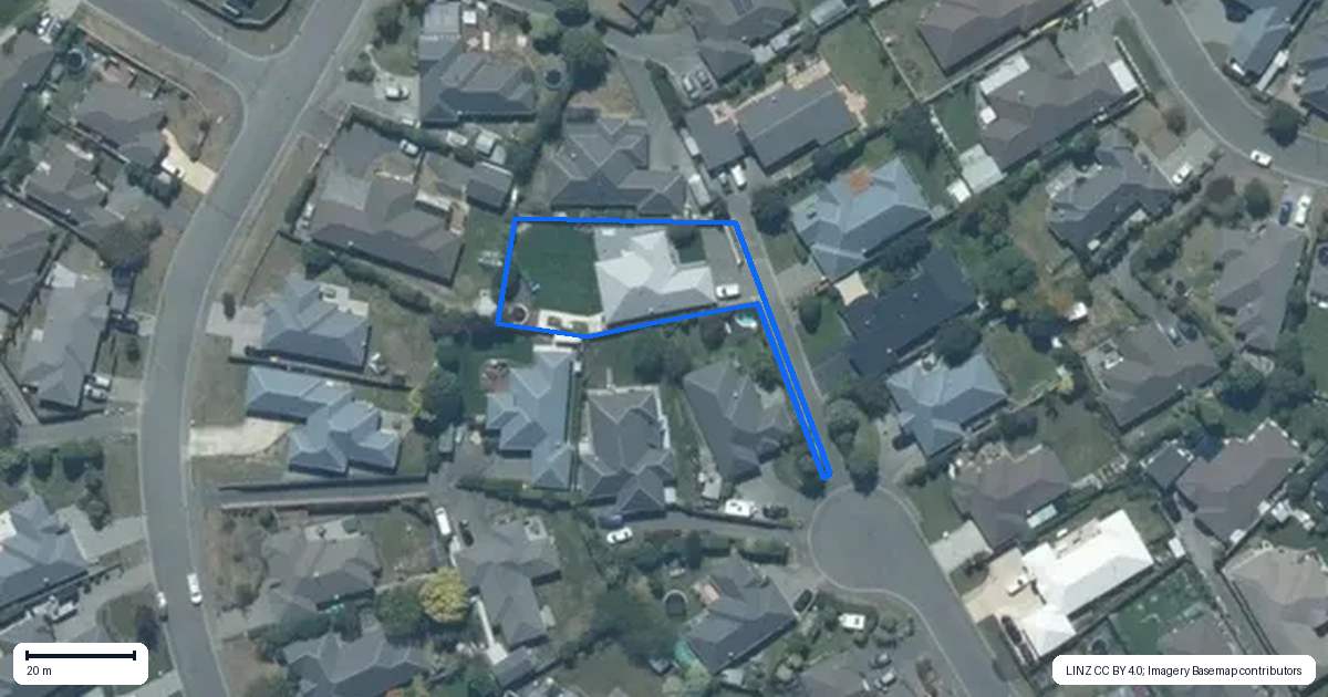 Property context map for 11 Goldie Place, Rolleston
