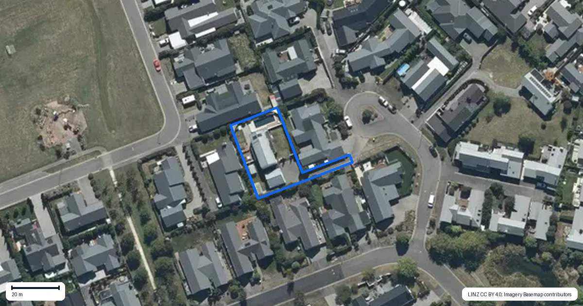 Property context map for 3 Millpond Place, Parklands, Christchurch