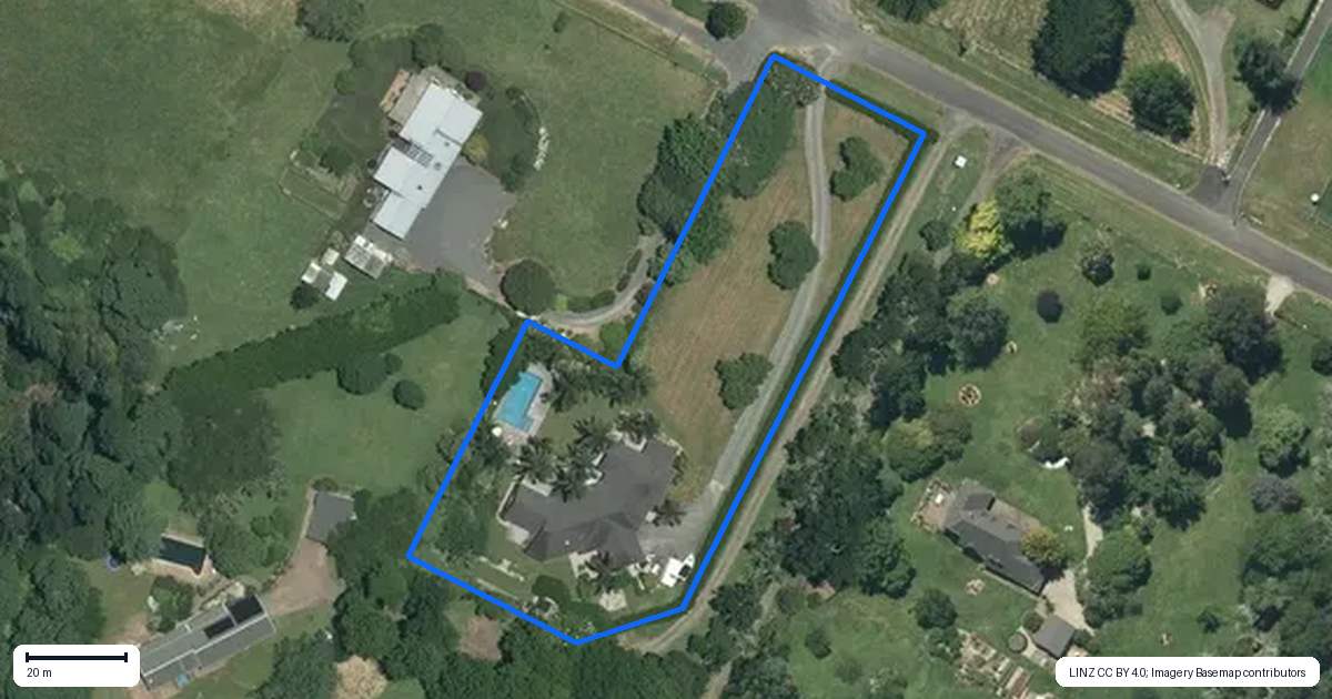 Property context map for 113 Windmill Road, Tamahere, Hamilton