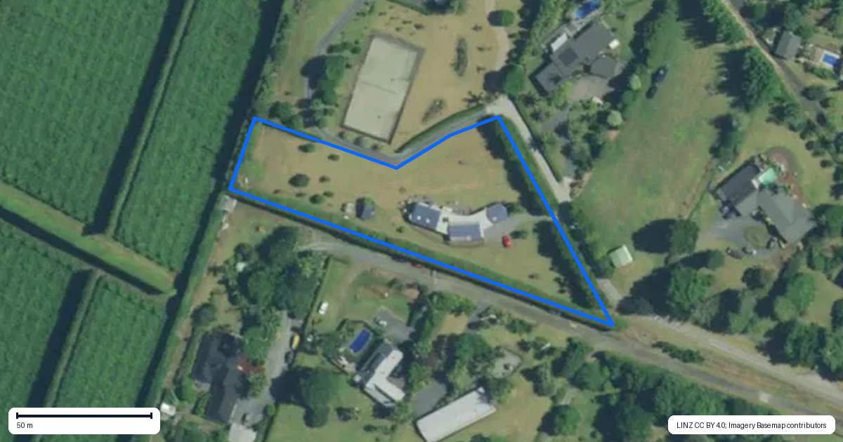 Property context map for 144A Landing Road, Kerikeri