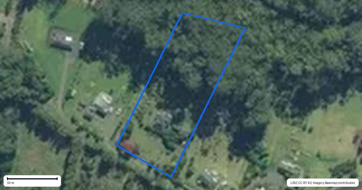 Property context map for 45B Riverstream Drive, Waipapa