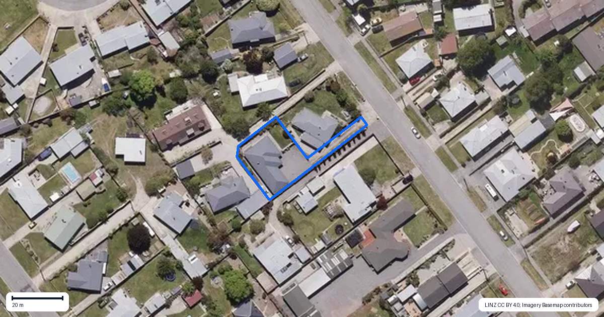 Property context map for 104A Ventry Street, Alexandra