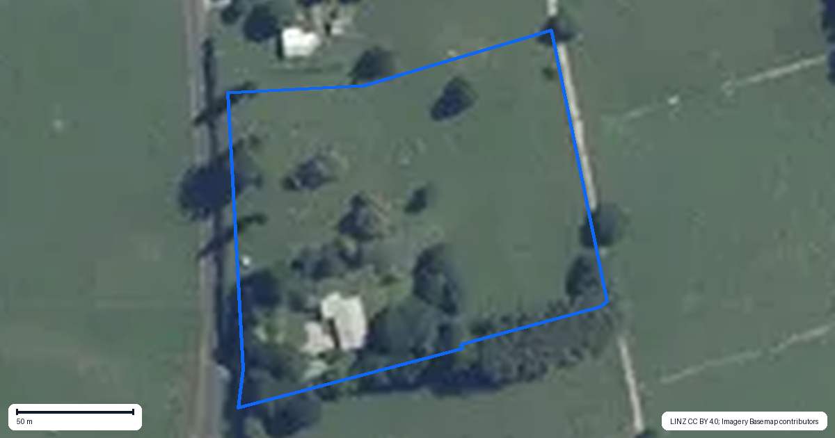Property context map for 261 Twist Road, Ngakuru