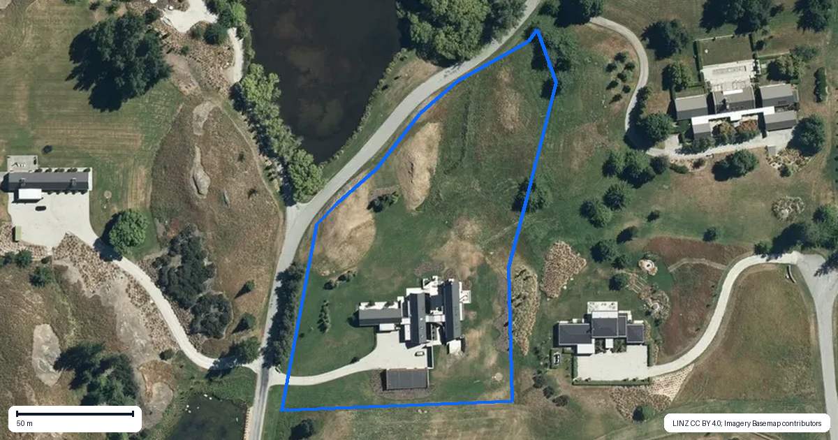Property context map for 6 Bendemeer Lane, Lake Hayes, Queenstown