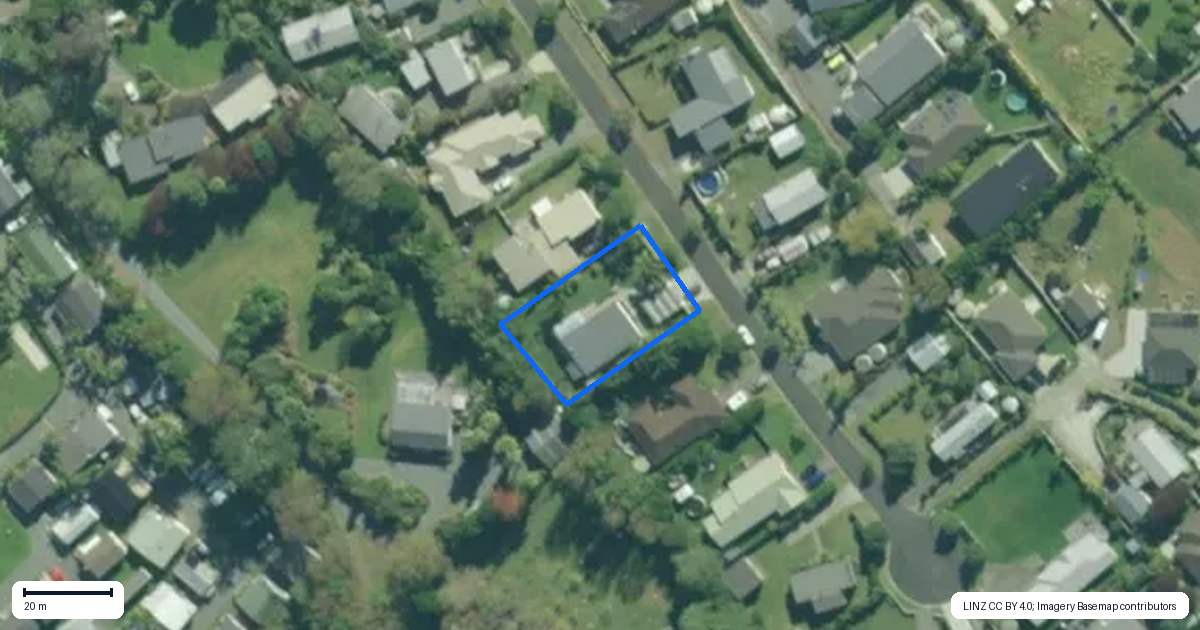 Property context map for 10 Kagan Avenue, Mangawhai