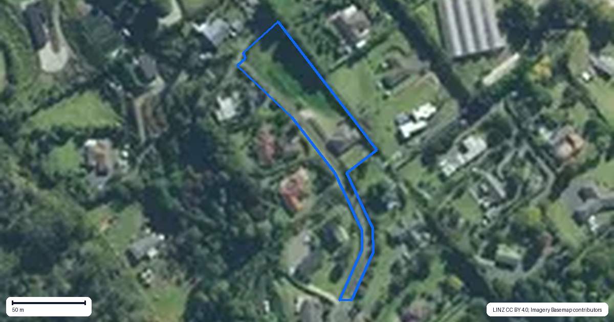 Property context map for 12 Pickmere Lane, Kerikeri