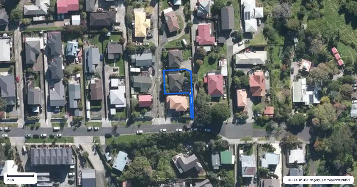 Property context map for 2/36A Powell Street, Avondale, Auckland