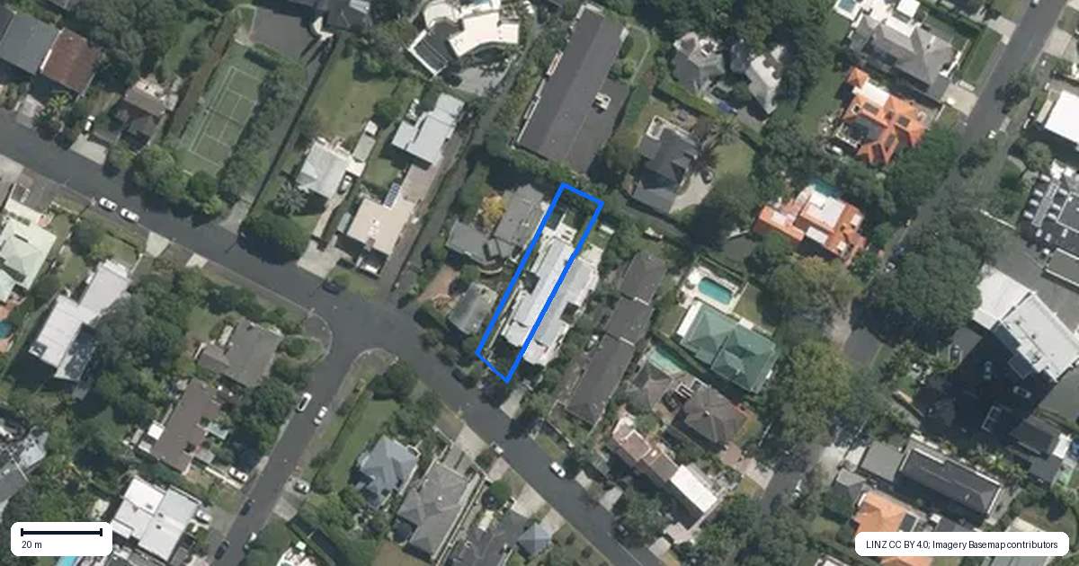 Property context map for 5 Bridgewater Road, Parnell, Auckland