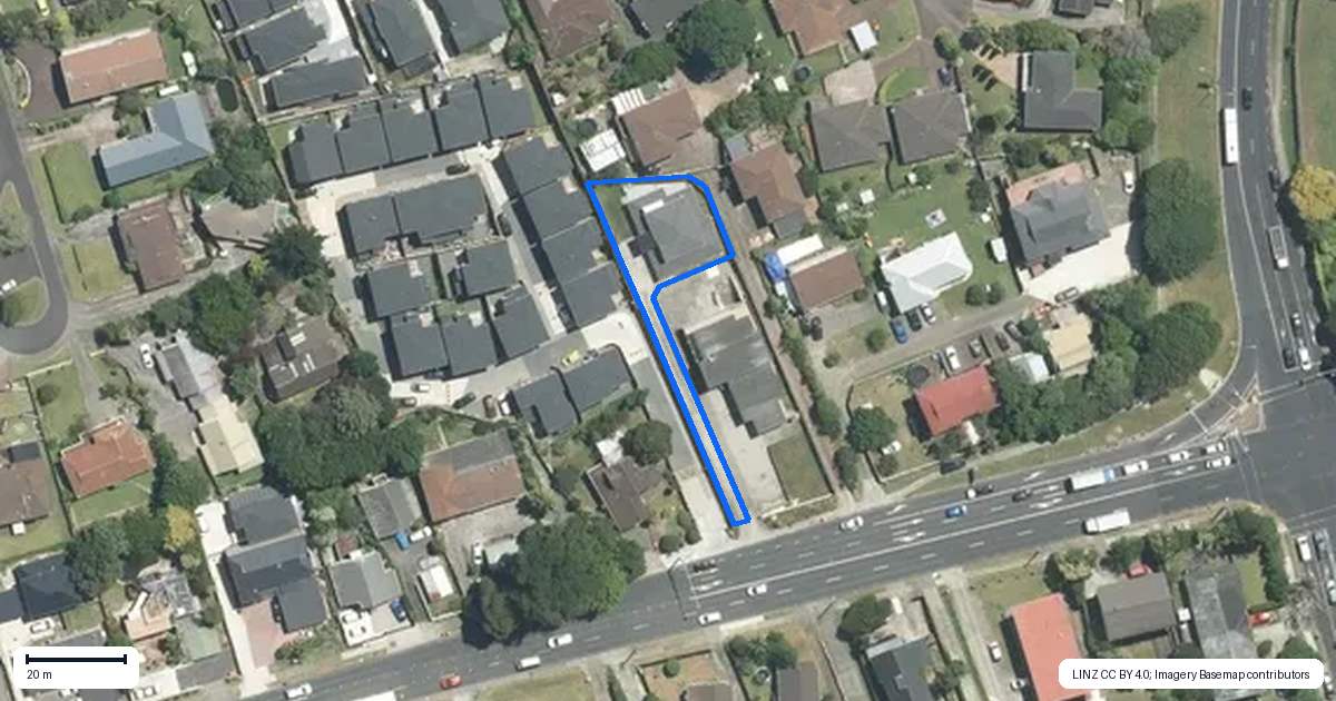 Property context map for 46A Redoubt Road, Goodwood Heights, Auckland