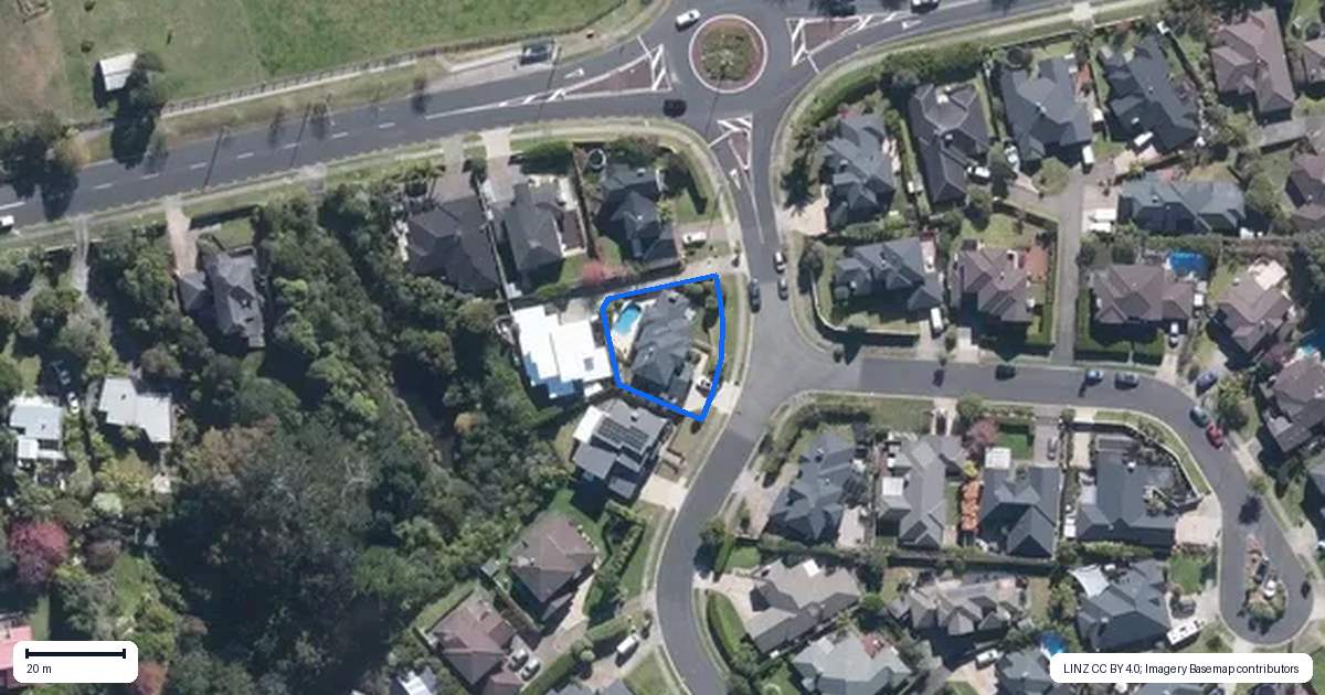 Property context map for 5 Dressage Lane, Greenhithe, Auckland