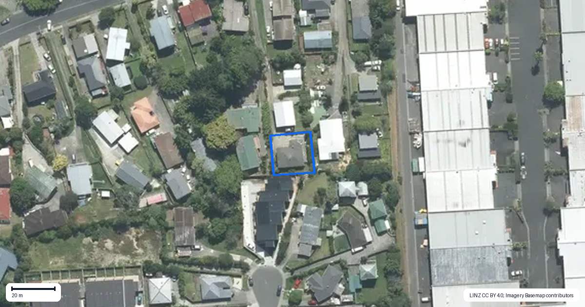 Property context map for 53A Ellice Road, Totara Vale, Auckland