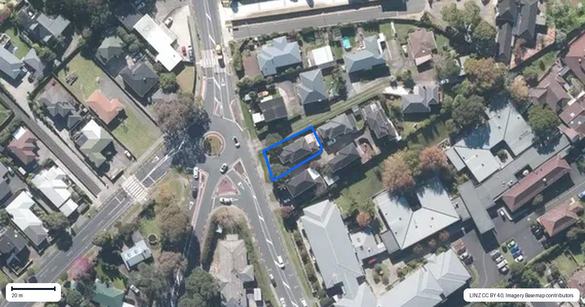 Property context map for 151D Union Road, Howick, Auckland