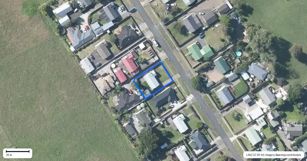 Property context map for 13 Buchanan Road, Kingseat, Pukekohe