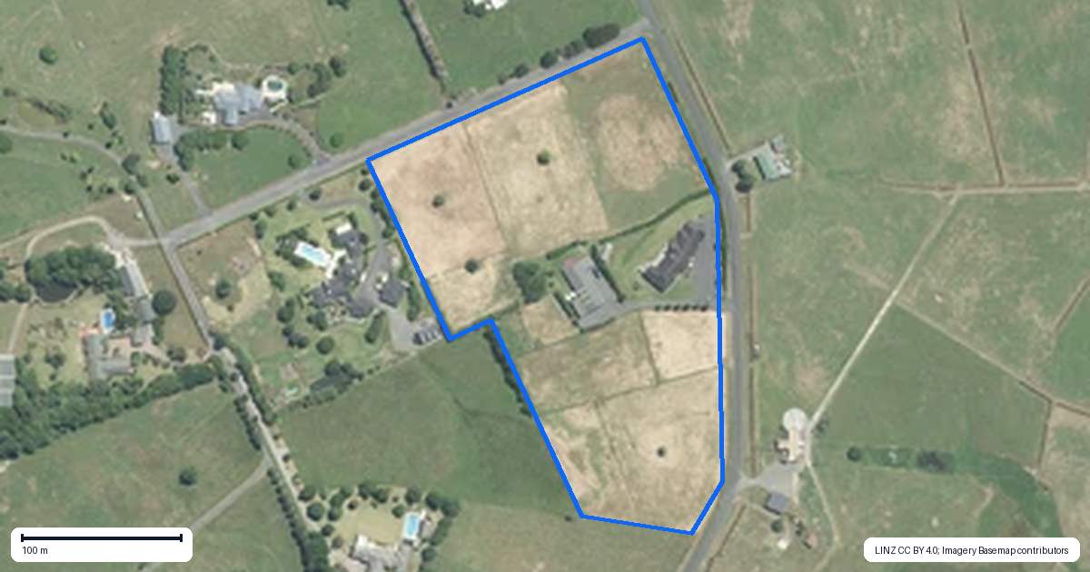 Property context map for 151 Whangapouri Road, Karaka, Papakura