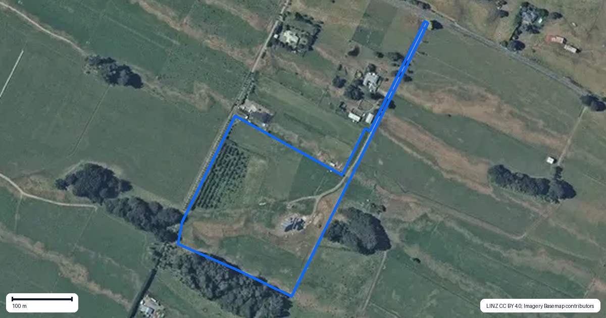 Property context map for 947 Koputaroa Road, Koputaroa, Shannon