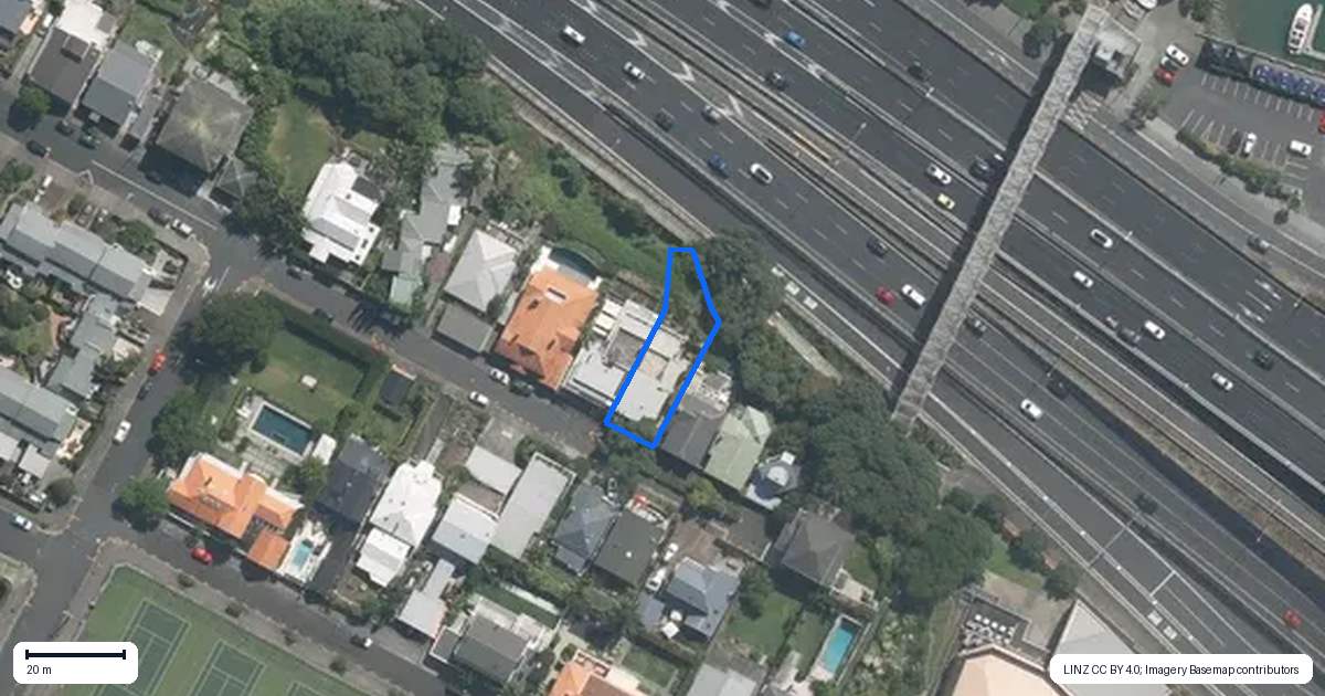 Property context map for 10A Harbour Street, Saint Marys Bay, Auckland