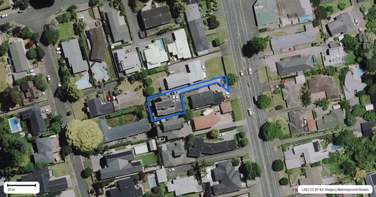 Property context map for 747B River Road, Chartwell, Hamilton