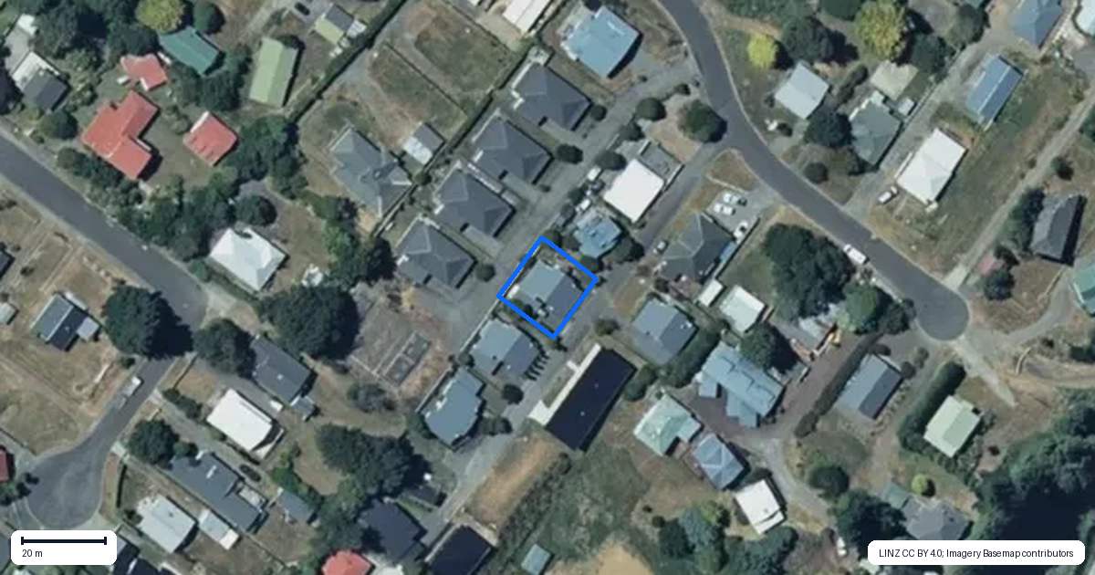Property context map for 42B Foyle Street, Ohakune