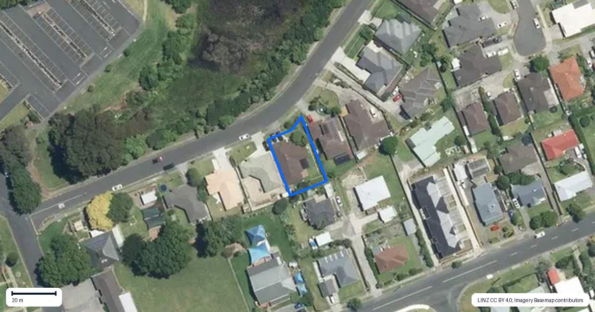Property context map for 9 Artillery Drive, Papakura