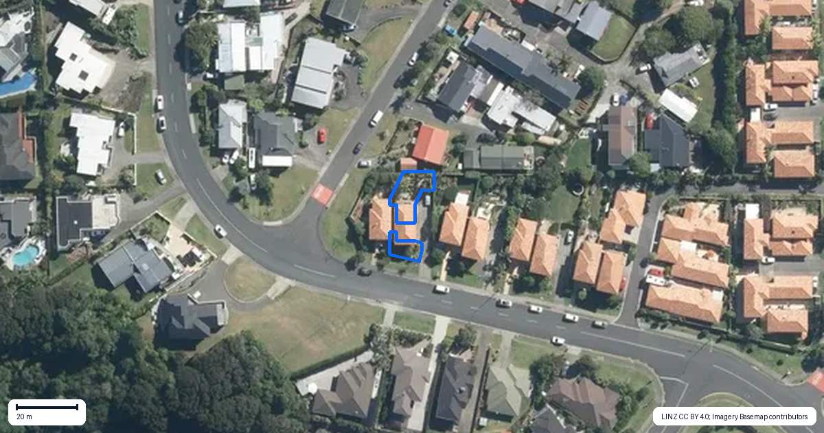Property context map for 23 West Hoe Heights, Orewa