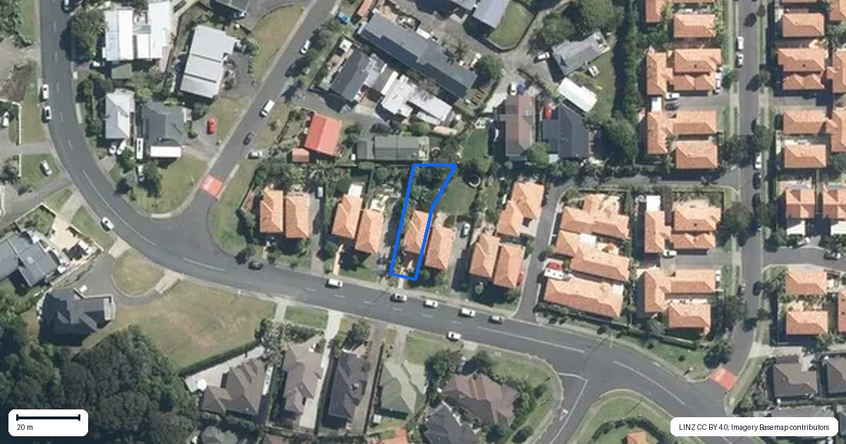 Property context map for 17 West Hoe Heights, Orewa