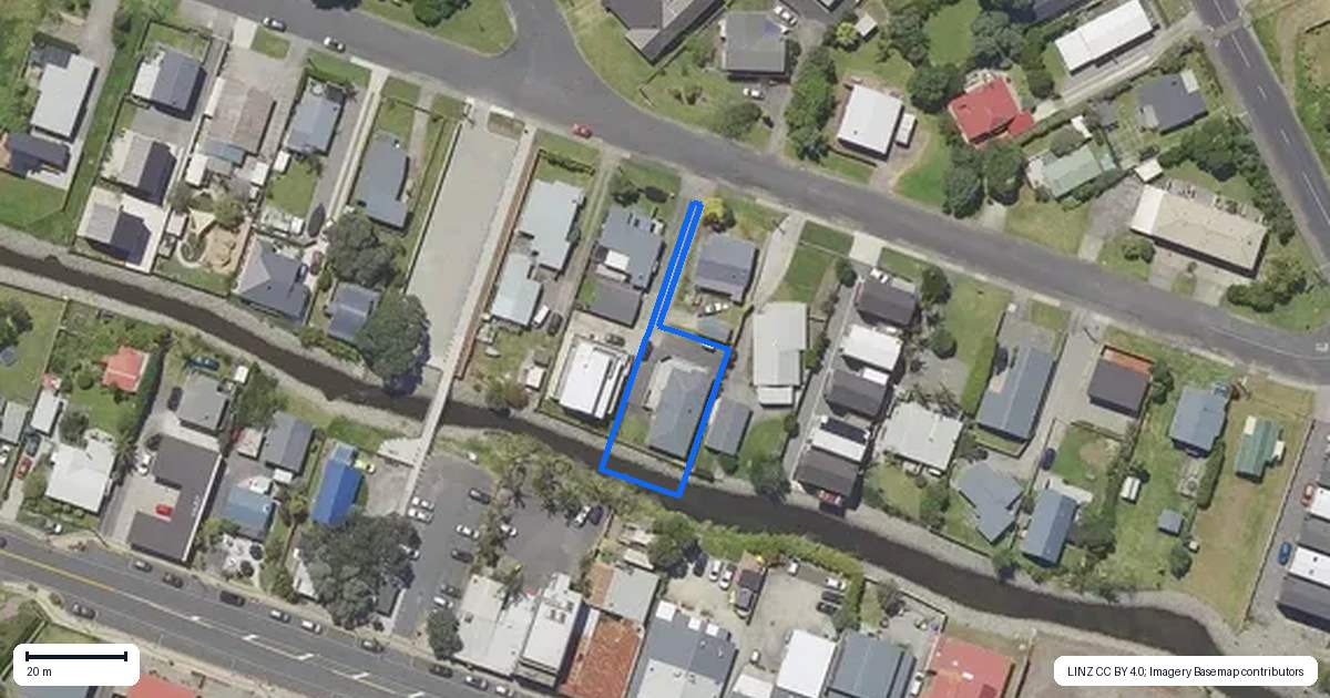 Property context map for 31A Edinburgh Street, Waihi Beach