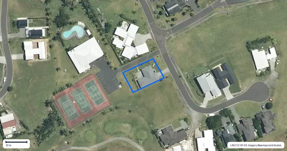 Property context map for 41 Sanctuary Cove, Pauanui