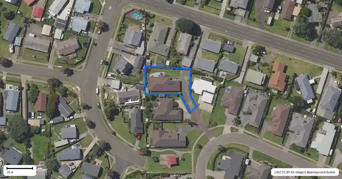Property context map for 32 Sanctuary Avenue, Ohope
