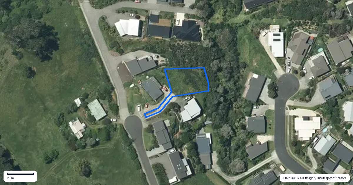 Property context map for 15B Primrose Street, Raglan