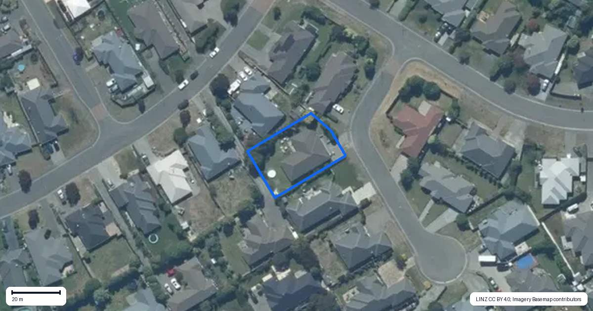 Property context map for 4 Kandinsky Close, Rolleston