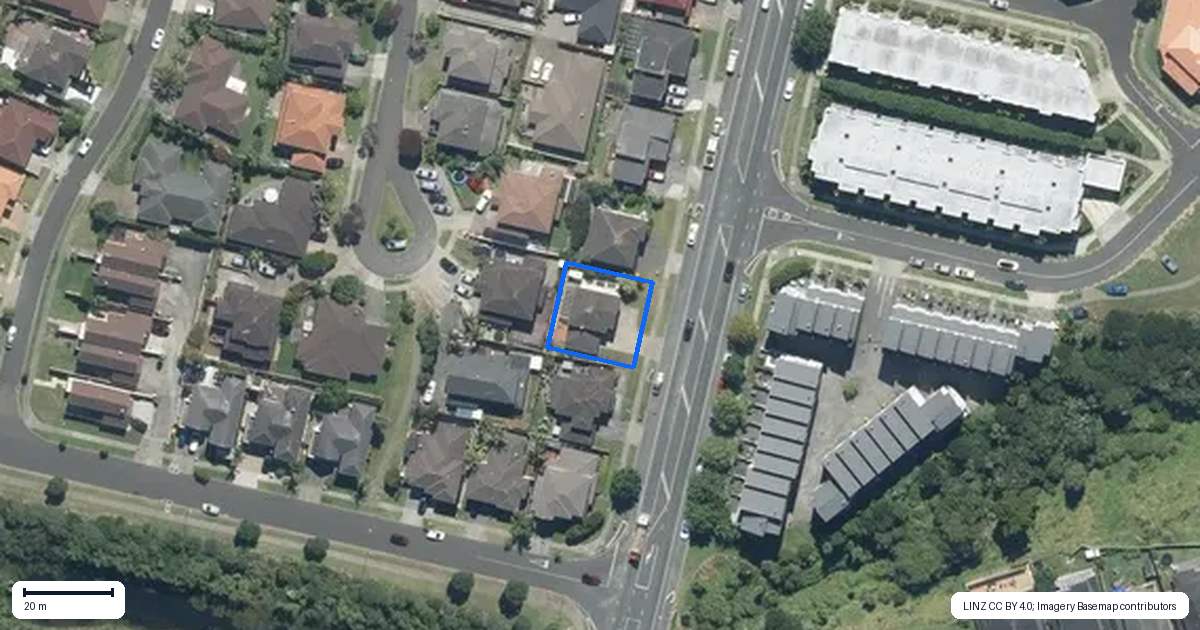 Property context map for 276 Murphys Road, Flat Bush, Auckland