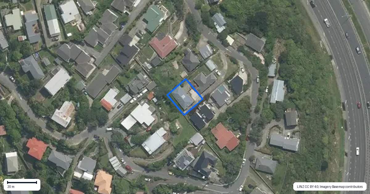 Property context map for 45A Dominion Park Street, Johnsonville, Wellington