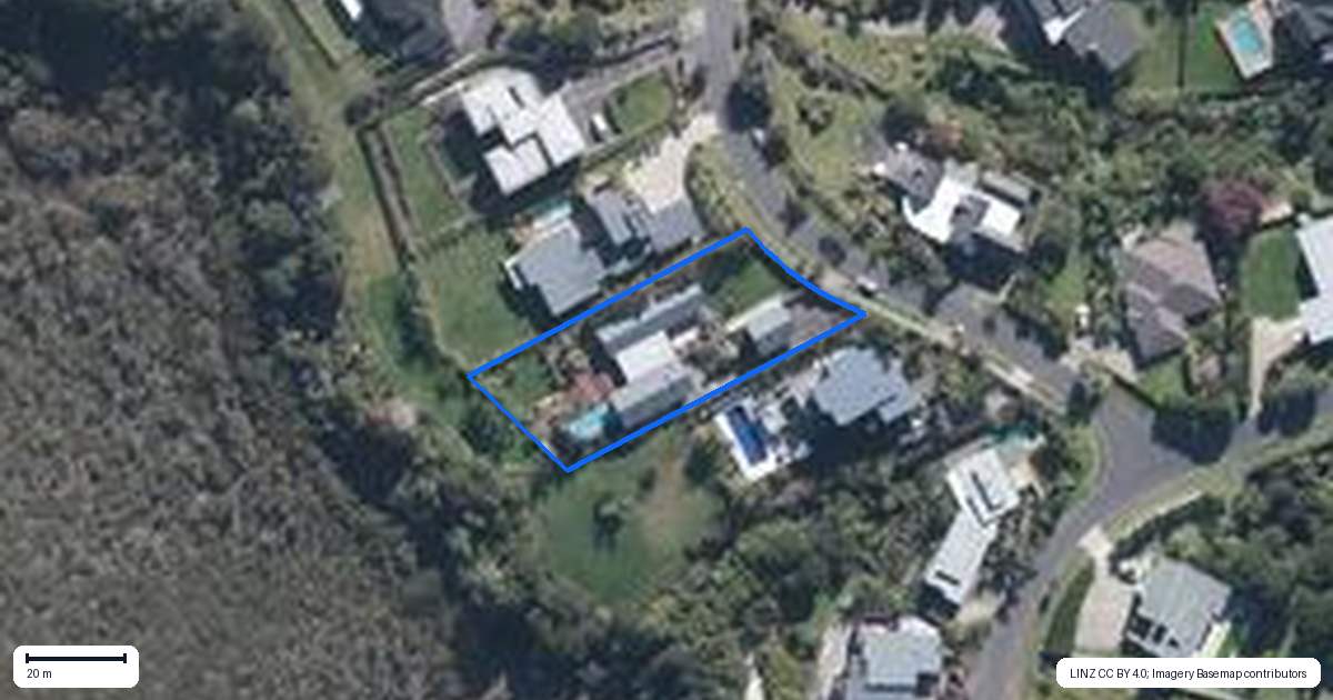 Property context map for 6 Kerema Way, Schnapper Rock, Auckland