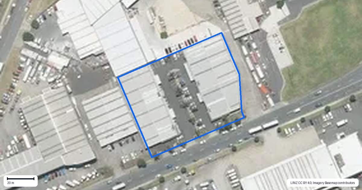 Property context map for 13D Vogler Drive, Wiri, Auckland