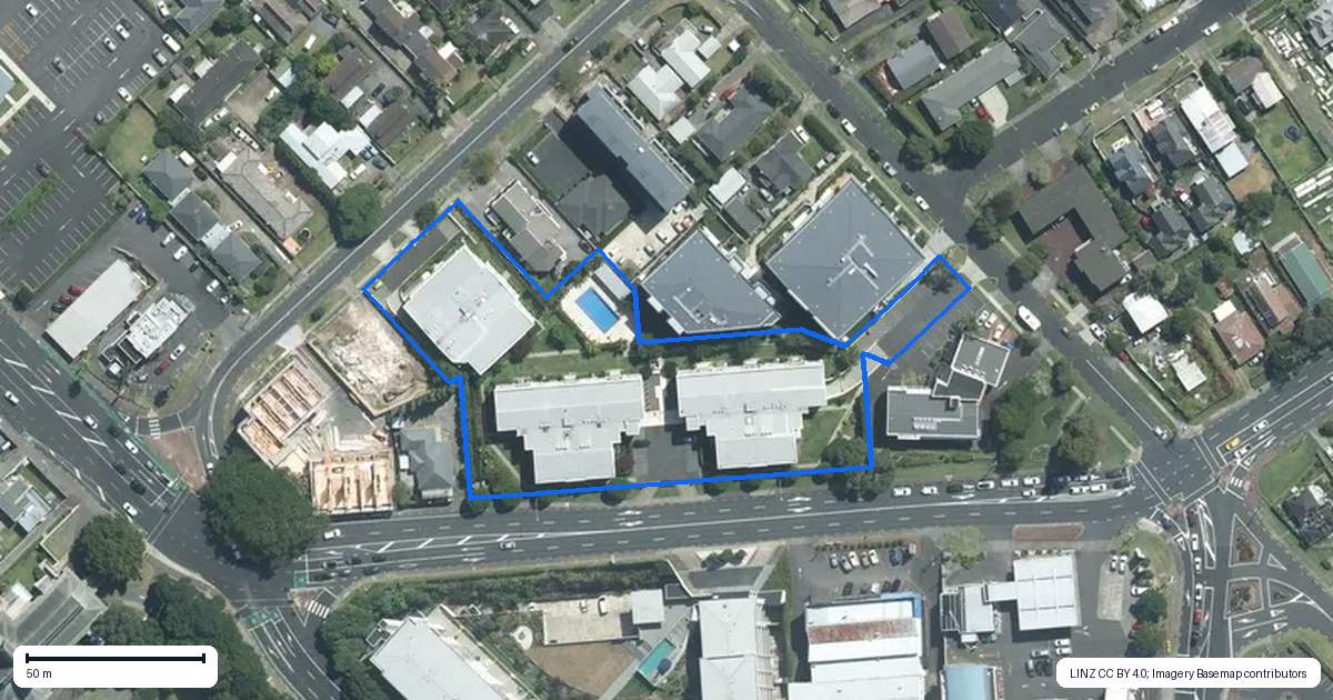 Property context map for 29/73 Anzac Street, Takapuna, Auckland