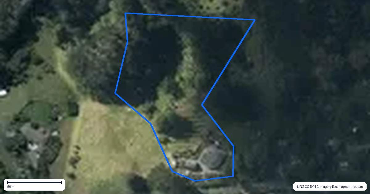 Property context map for 464 Krippner Road, Puhoi, Warkworth