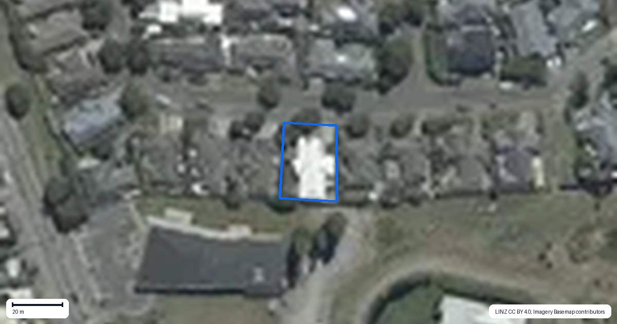 Property context map for 17 Mataroa Place, Parklands, Christchurch