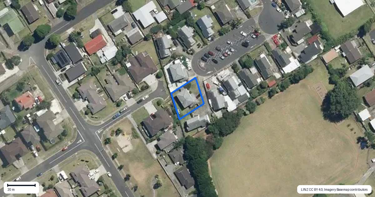 Property context map for 21 Asics Drive, Favona, Auckland
